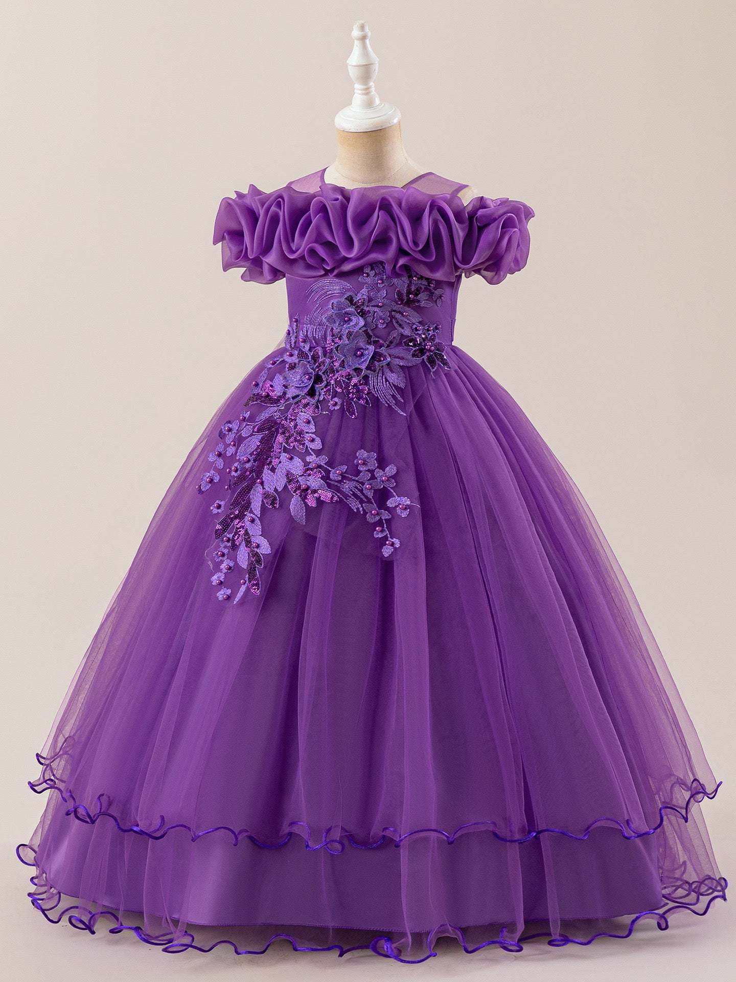 Robe princesse américaine pour petites filles